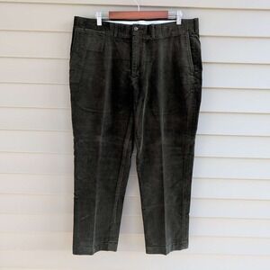 Polo Ralph Lauren Corduroy Pants Mens 38x30 Olive Green Stretch Classic Fit